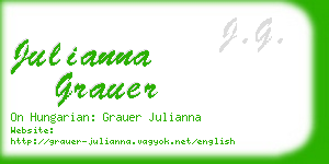 julianna grauer business card